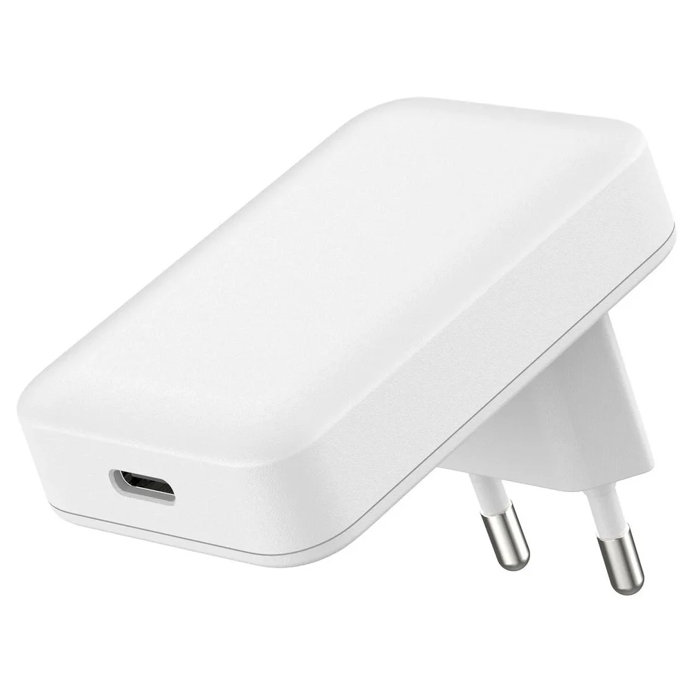 Clas Ohlson Vinklet lader USB-C 30W, Hvit