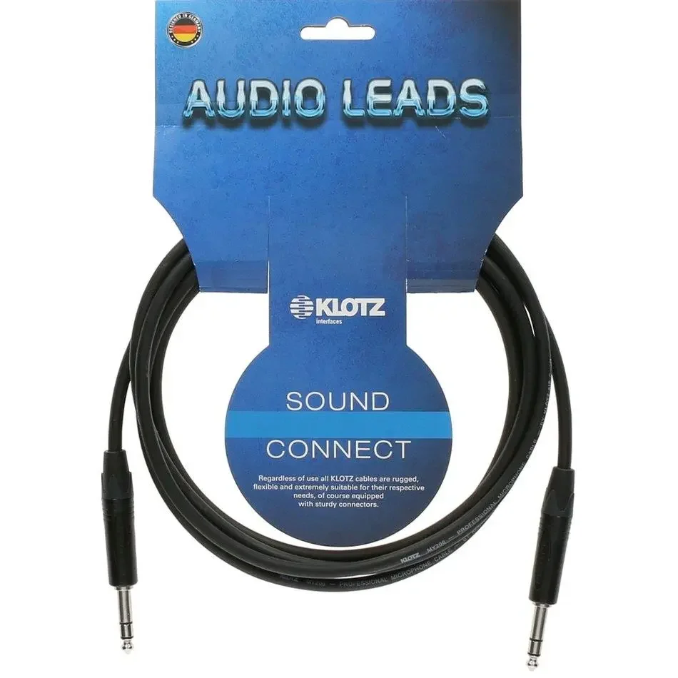 Klotz Stereo Jack kabel Balansert 3m v:6930337