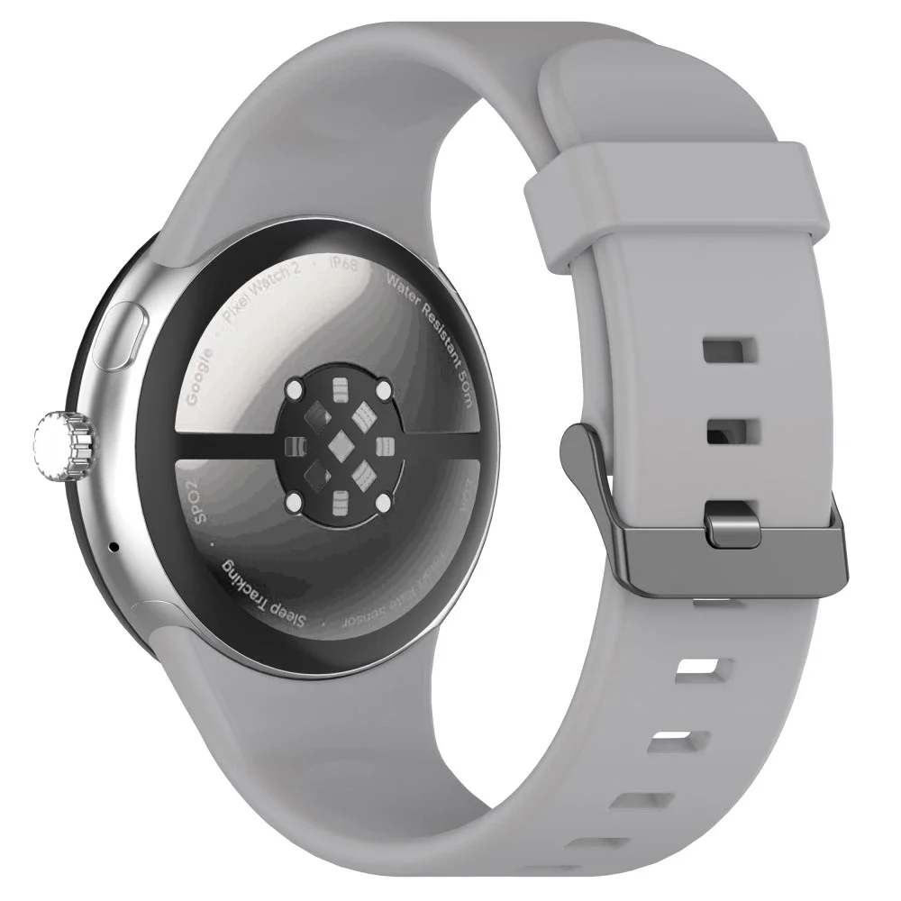 Google Pixel Watch 4 45mm Reim i silikon, Grå