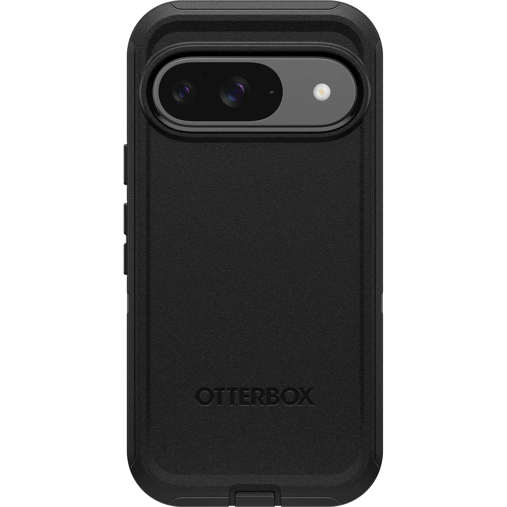 Otterbox Google Pixel 9 Defender - Robust mobildeksel med høy beskyttelsesgrad, Svart