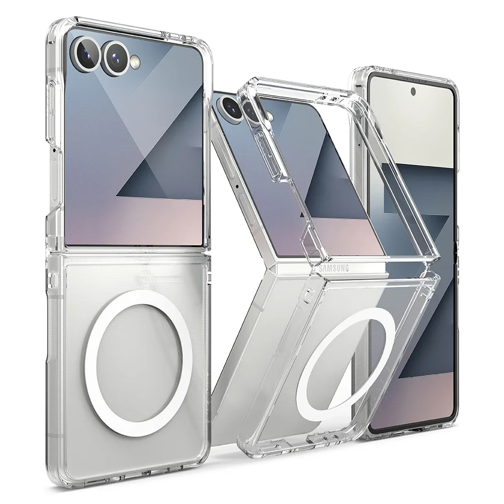Ringke Samsung Galaxy Z Flip 7 Fusion MagSafe Deksel, gjennomsiktig Ringke Samsung Galaxy Z Flip 7 Fusion MagSafe Deksel, gjennomsiktig