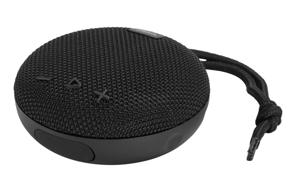 Streetz Vannbestandig bærbar Bluetooth-høyttaler, Svart