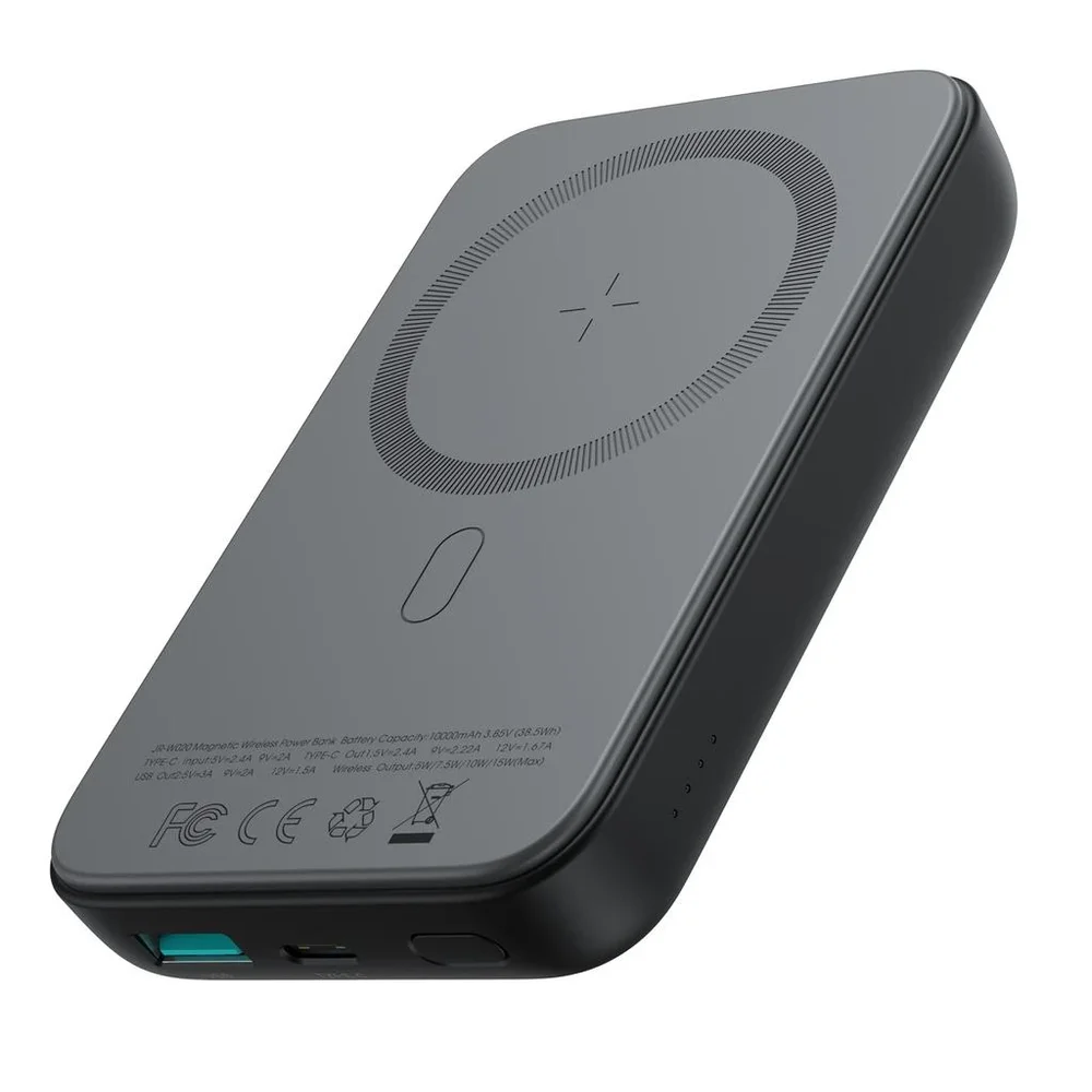 SiGN Magnetisk Trådløs Mini Powerbank 10000 mAh, Svart SiGN Magnetisk Trådløs Mini Powerbank 10000 mAh, Svart
