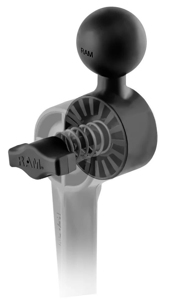 RAM MOUNT RAM ROD RATCHET GROOVE ADAPTER 1.5" BALL v:8831222