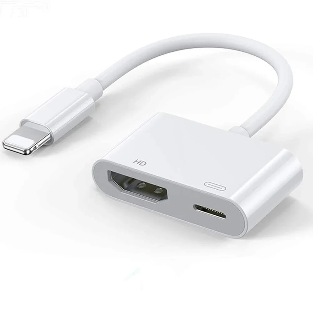 SiGN Lightning til HDMI adapter, Hvit SiGN Lightning til HDMI adapter, Hvit