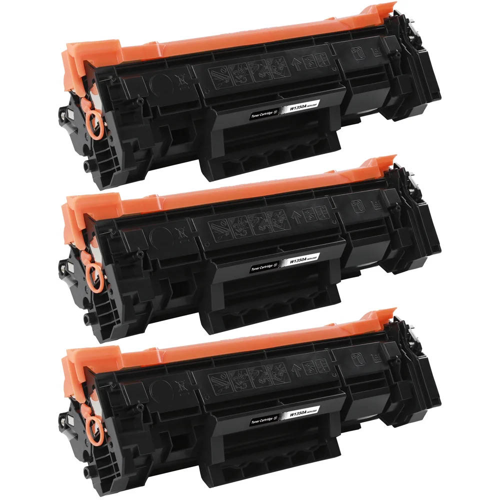 3-pack Toner HP LaserJet MFP M237sdw - erstatter HP 135A / W1350A, Svart, 1100 sider