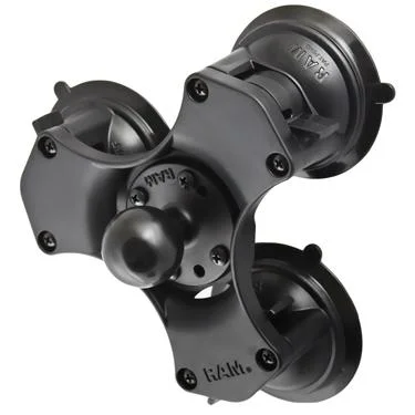 RAM MOUNT RAM TRIPLE SUCTION CUP BASE W/ 1.5" BALL v:1427222