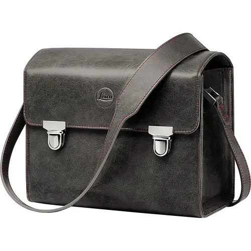 Leica System Case i skinn Stone Grey v:5085820