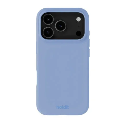 Holdit iPhone 17 Pro Silicone Case, Soft Cobalt
