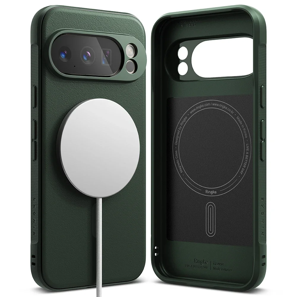Ringke Google Pixel 10 Pro Onyx MagSafe Deksel, Dark Green Ringke Google Pixel 10 Pro Onyx MagSafe Deksel, Dark Green