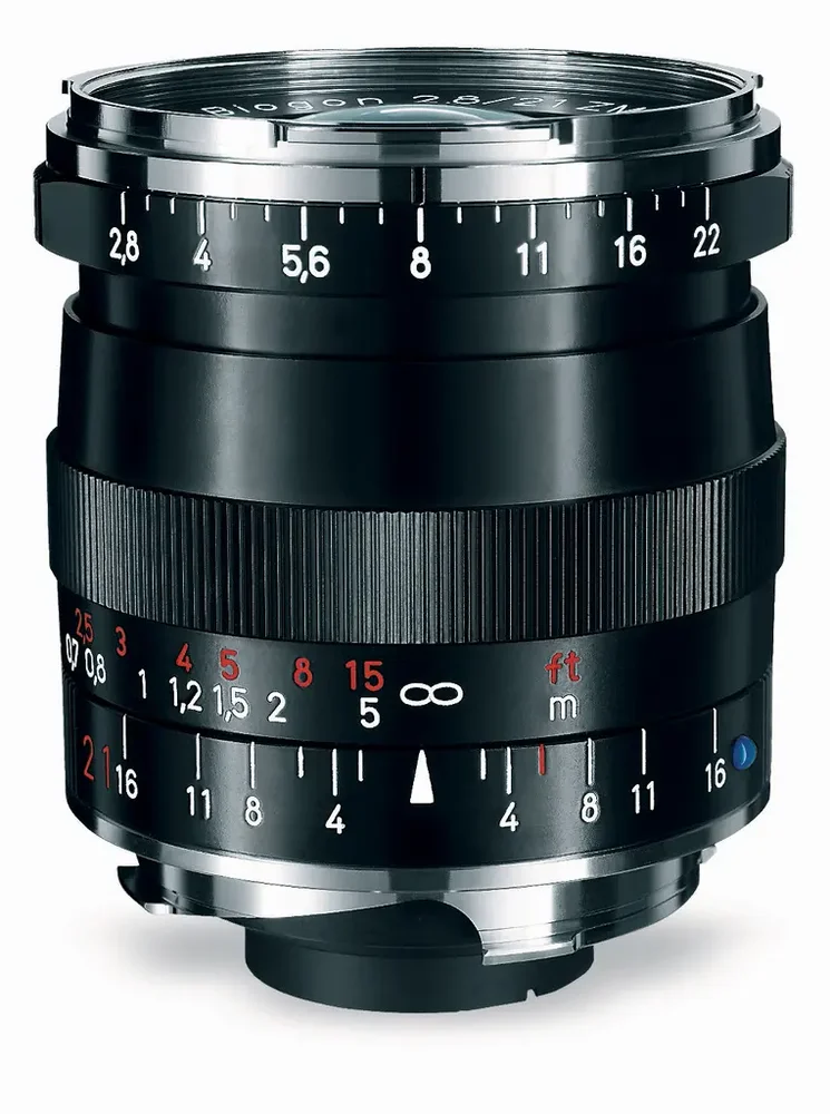 Zeiss Biogon T* 21mm f/2.8 ZM sort v:9792122