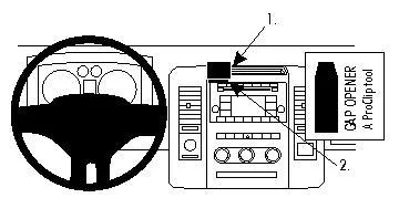 BRODIT Brodit ProClip Center mount v:7114536 BRODIT Brodit ProClip Center mount v:7114536