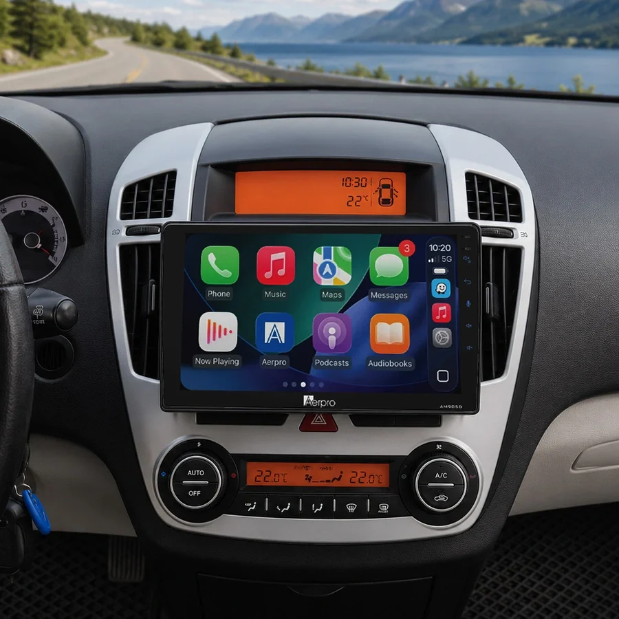 Aerpro 9" Perfect Fit spiller Kia v:4324723 Aerpro 9" Perfect Fit spiller Kia v:4324723