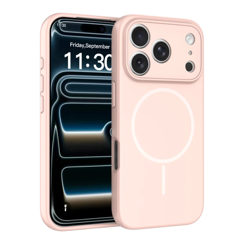 iPhone 17 Pro MagSafe-deksel SoftArmor, Rosa