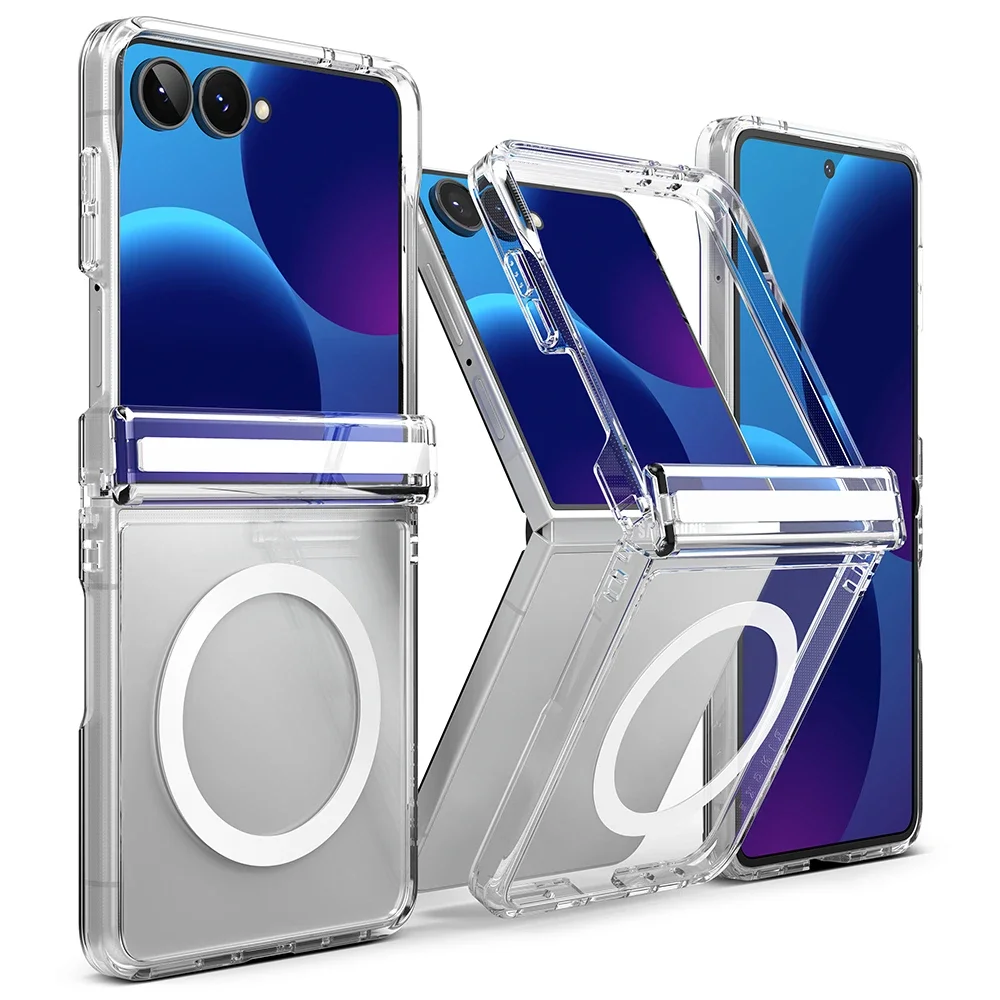 Ringke Samsung Galaxy Z Flip 8 Magnetisk Fusion Flap-deksel, Clear