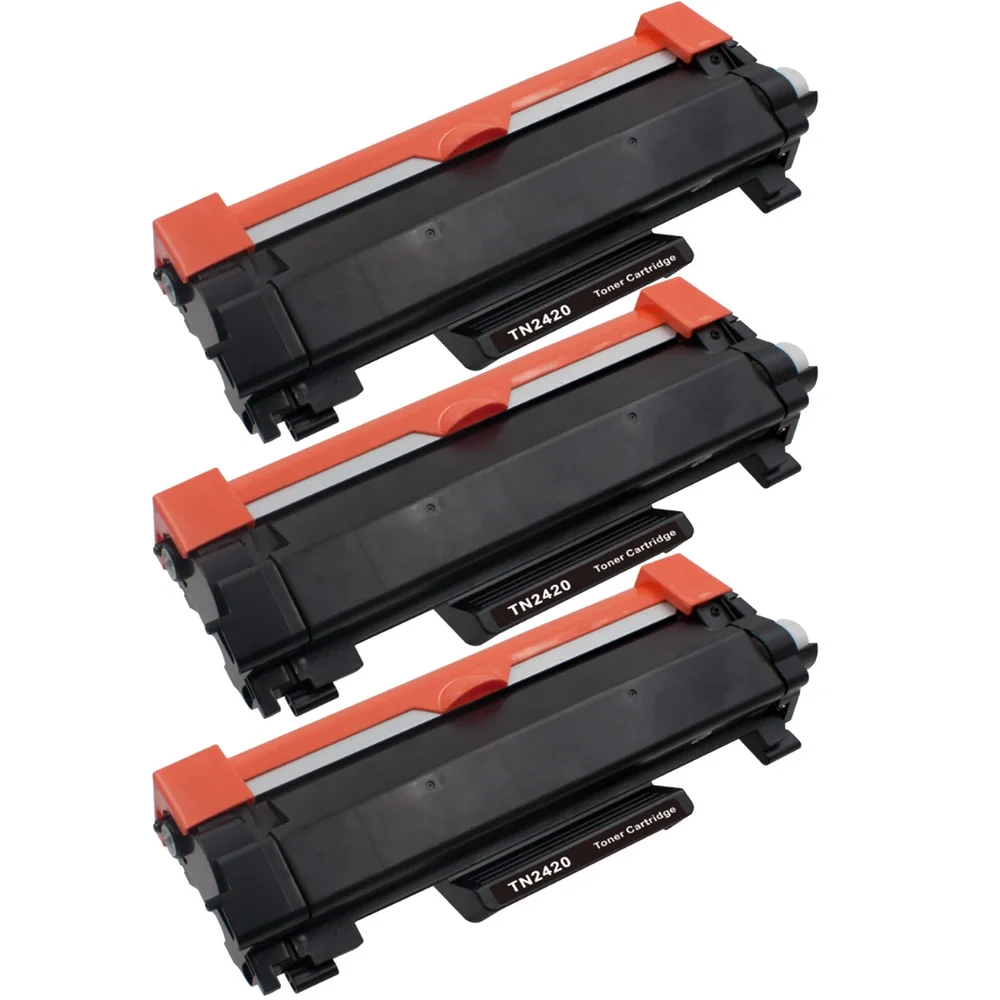 3-pack Toner Brother HL-L2310D – erstatter Brother TN-2420, Svart, 3000 sider 3-pack Toner Brother HL-L2310D – erstatter Brother TN-2420, Svart, 3000 sider