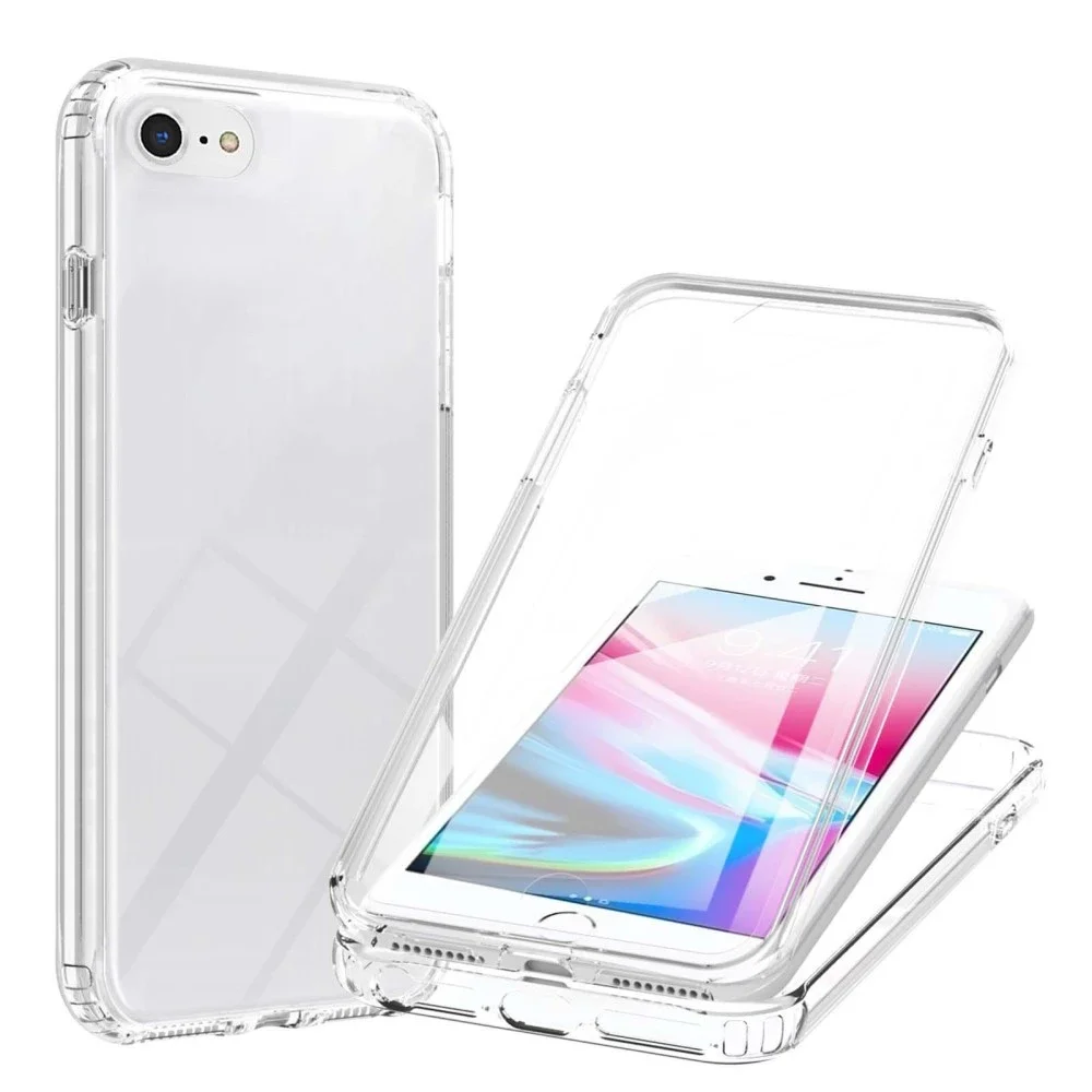 iPhone 8 Deksel Full Protection, Gjennomsiktig