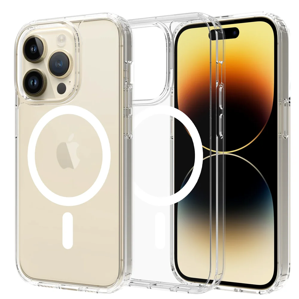 Mobique iPhone 14 Pro Max MagSafe Hybrid-deksel, Gjennomsiktig