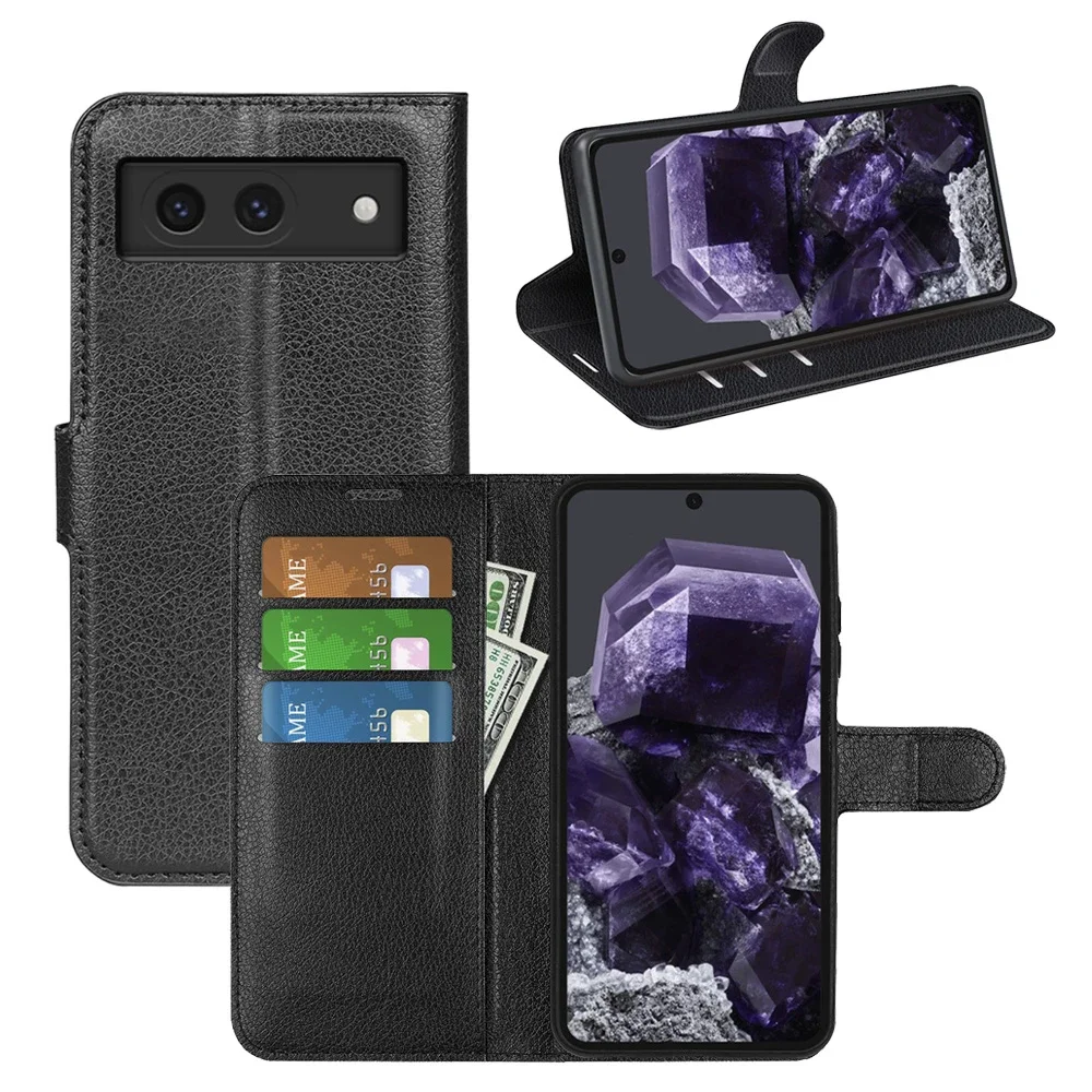 Google Pixel 8a Enkelt mobiletui, Svart Google Pixel 8a Enkelt mobiletui, Svart