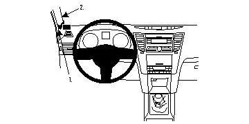 BRODIT BRODIT ProClip Subaru Legacy 10-11 Left - qty 1 v:6131174