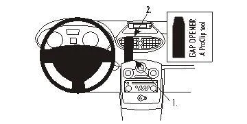 BRODIT BRODIT ProClip Renault Clio 06- center - qty 1 - ProClip Re v:111293