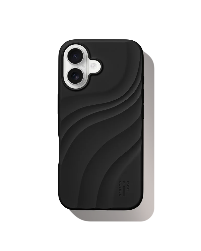 iDeal Of Sweden iPhone 17 Soft Swirl MagSafe silikondeksel, Velvet Black