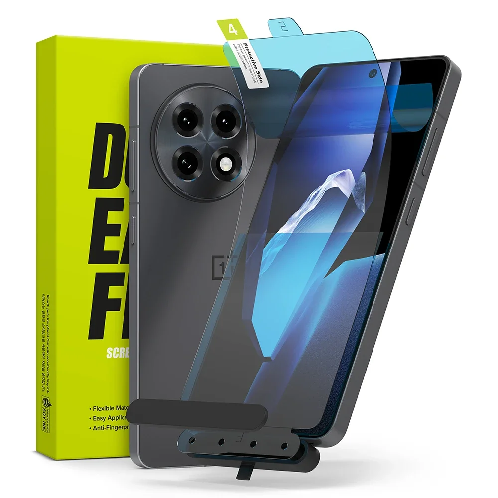 Ringke OnePlus 13R Skjermbeskytter beskyttelsesfilm - Dual Easy (2-pack)