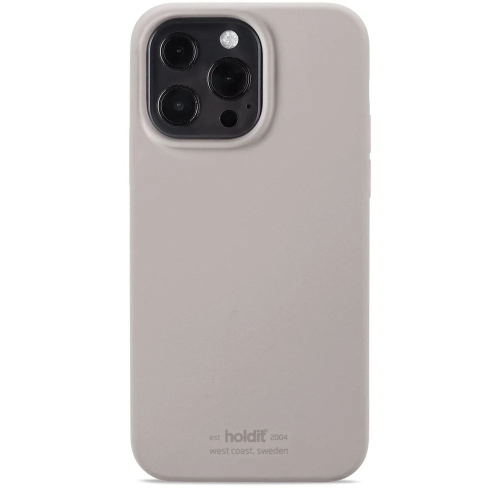 Holdit iPhone 13 Pro Max Silicone Case, Taupe Holdit iPhone 13 Pro Max Silicone Case, Taupe