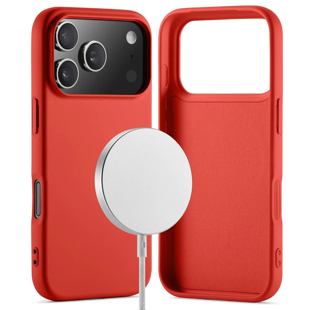 Mobique iPhone 17 Pro Max MagSafe Deksel, Rød