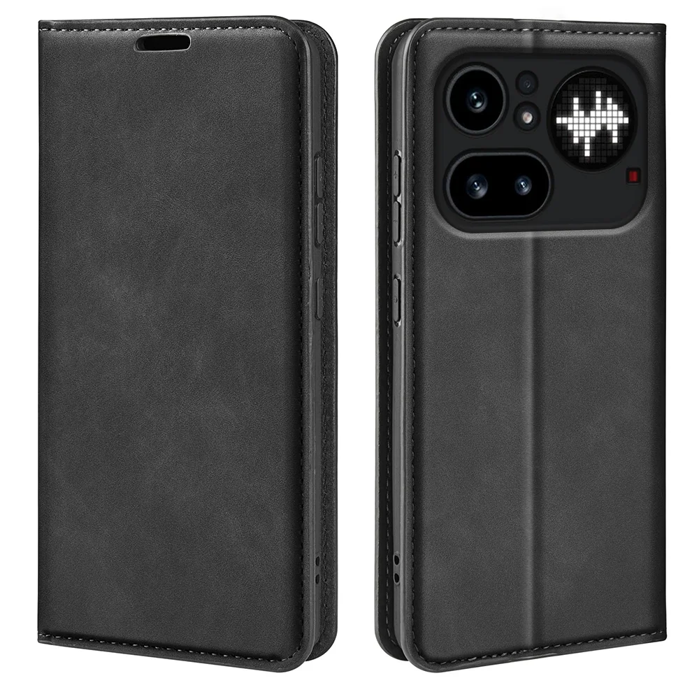 Nothing Phone 4a Pro Slankt etui med kortlomme, Svart Nothing Phone 4a Pro Slankt etui med kortlomme, Svart