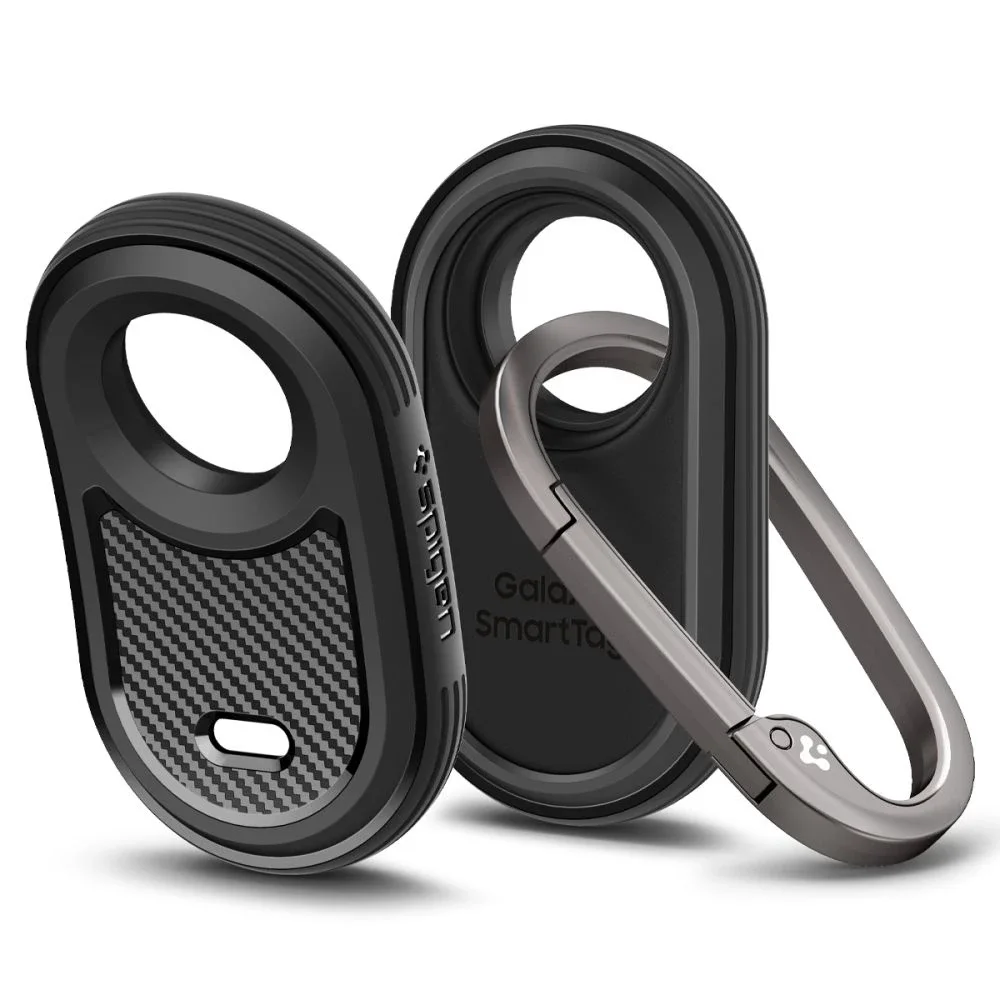 Spigen Galaxy SmartTag 2 Deksel med karabinkrok Rugged Armor