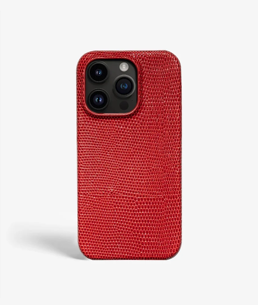 The Case Factory iPhone 13 Pro Max Deksel Lizard Red