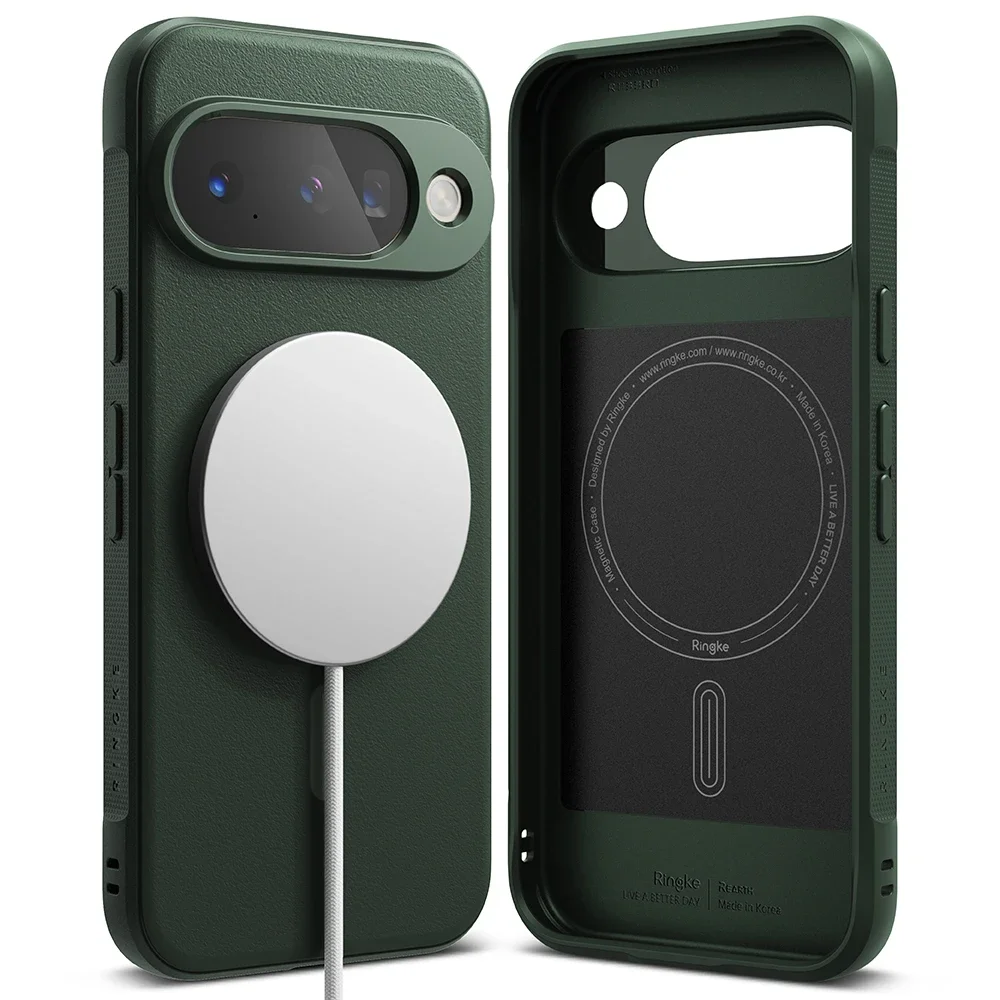 Ringke Google Pixel 10 Onyx MagSafe Deksel, Dark Green Ringke Google Pixel 10 Onyx MagSafe Deksel, Dark Green