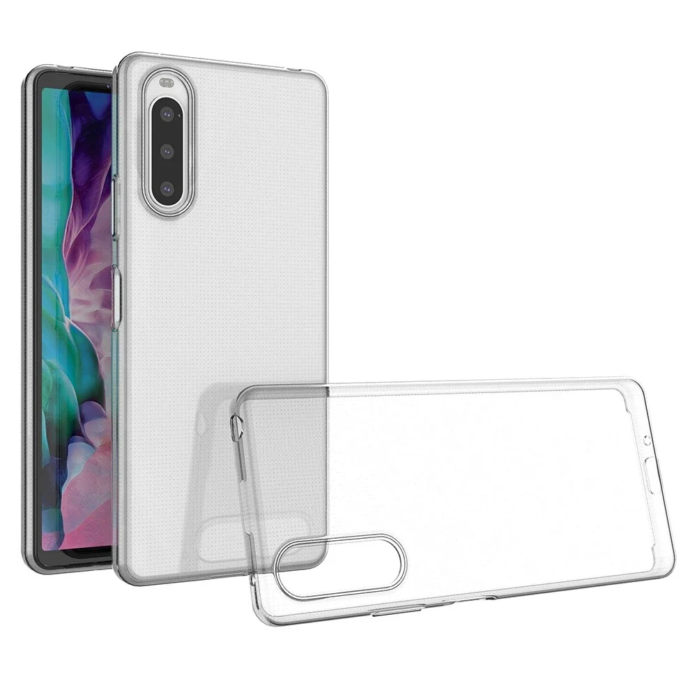 tectTech Sony Xperia 10 IV Tynt TPU-deksel, Gjennomsiktig tectTech Sony Xperia 10 IV Tynt TPU-deksel, Gjennomsiktig