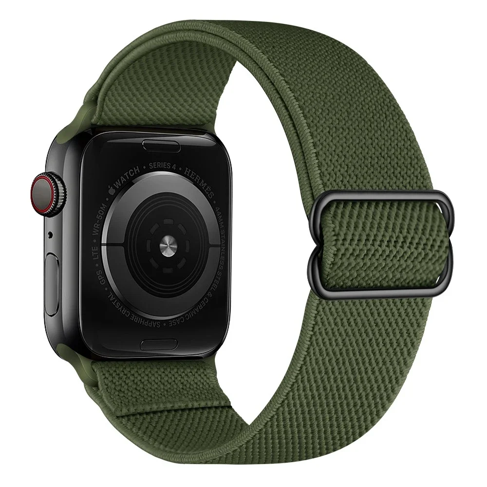 Apple Watch Ultra 49mm 4th Gen Elastisk reim, Grønn