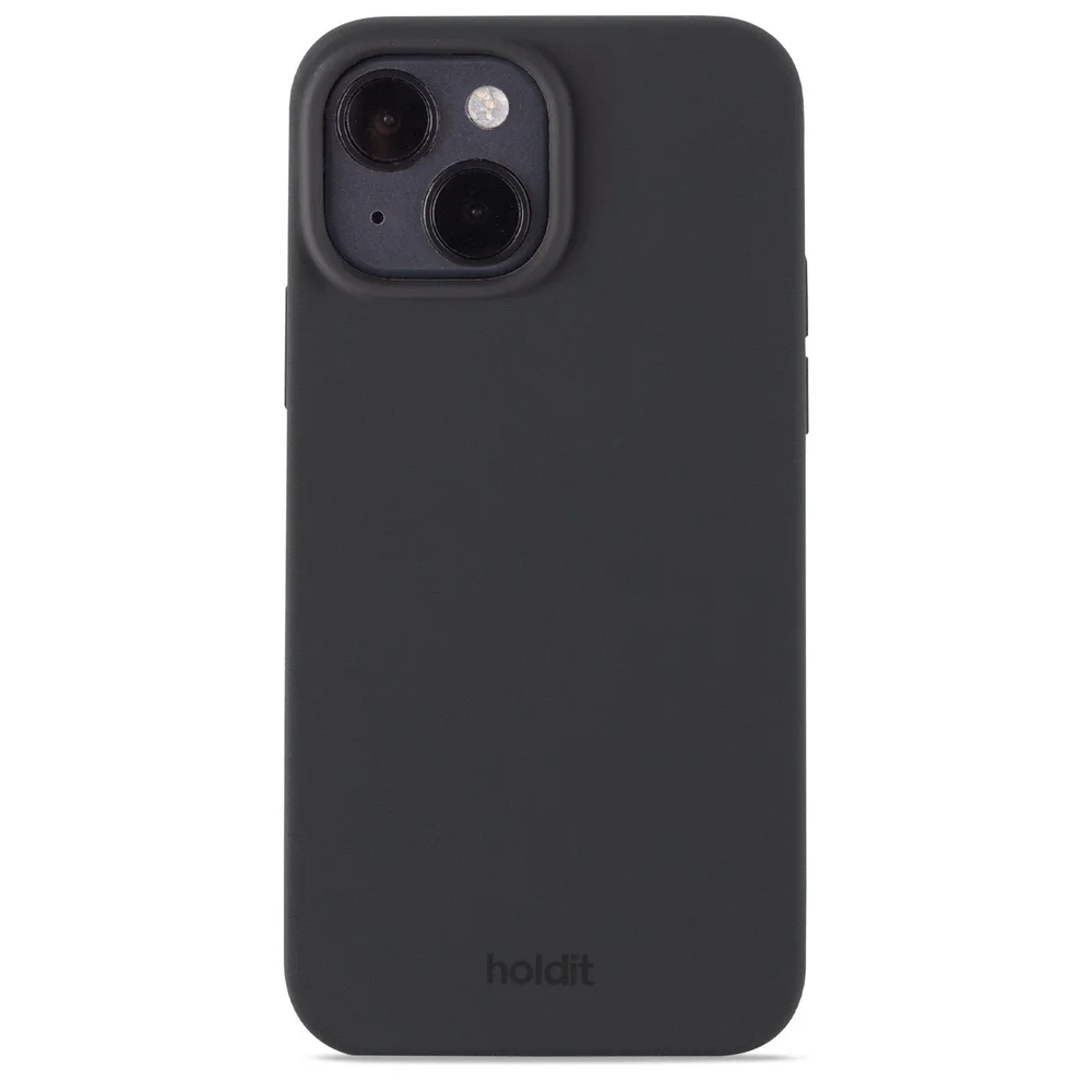 Holdit iPhone 15 Silicone Case, Black