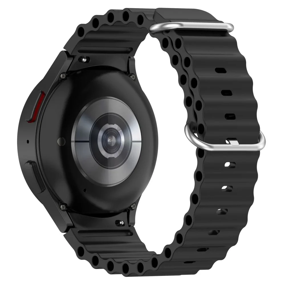 Samsung Galaxy Watch 4 Classic 46mm Sporty Full-fit silikonreim, Svart