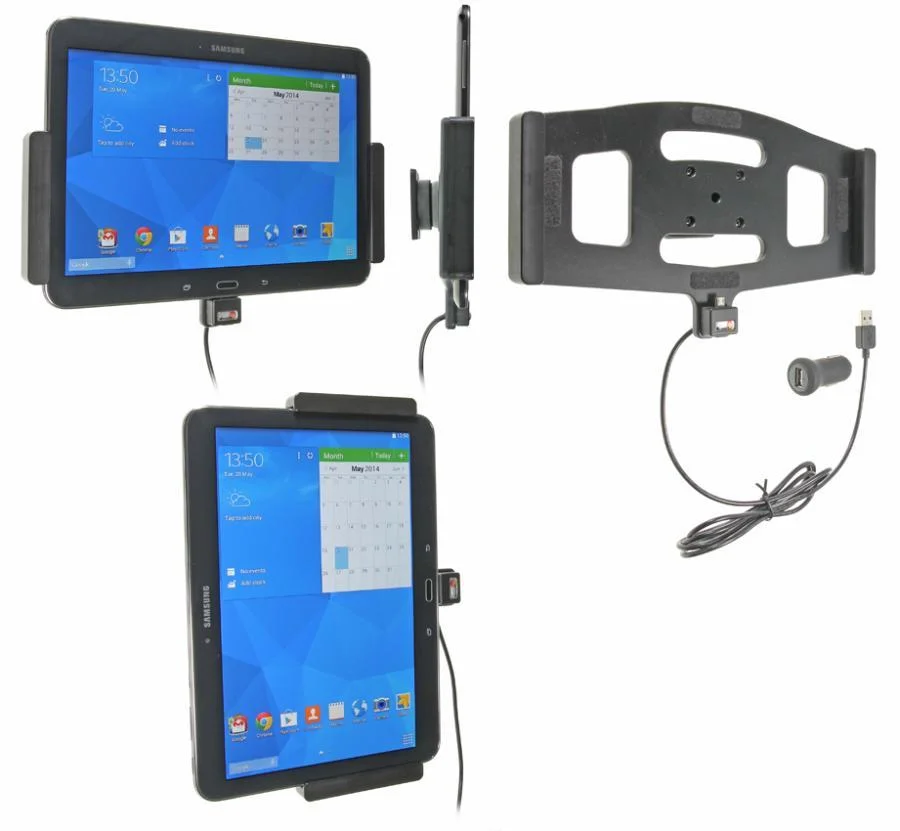 BRODIT BRODIT Aktiv Bilholder Tab 4 10.1 Aktiv holder med 12/24V la v:6223795