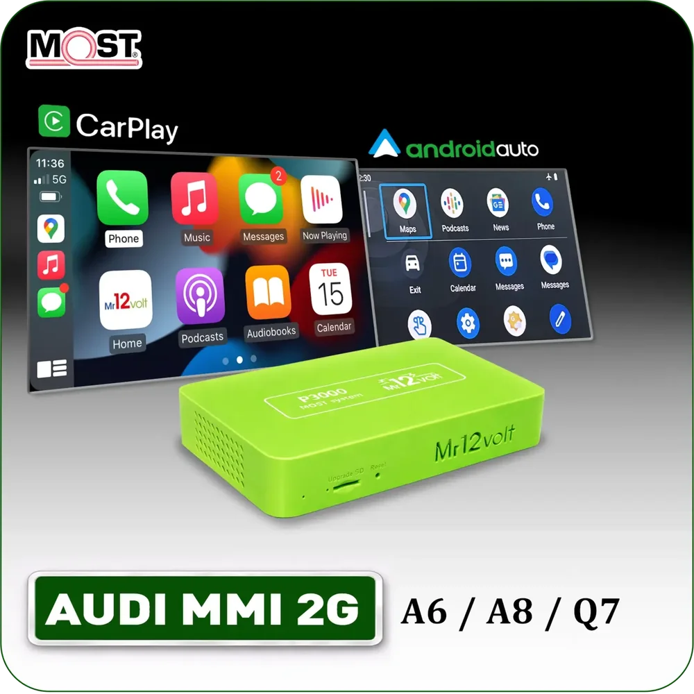Mr12volt Trådløs CarPlay/Android Auto v:9141432