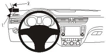 BRODIT BRODIT Bilbrakett Skoda Left mount – qty 1 v:381491 BRODIT BRODIT Bilbrakett Skoda Left mount – qty 1 v:381491