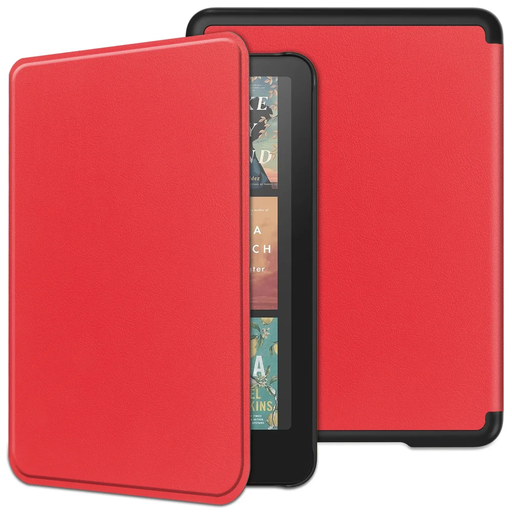 Amazon Kindle Paperwhite 12th Gen (2024) Beskyttende etui, Rød Amazon Kindle Paperwhite 12th Gen (2024) Beskyttende etui, Rød