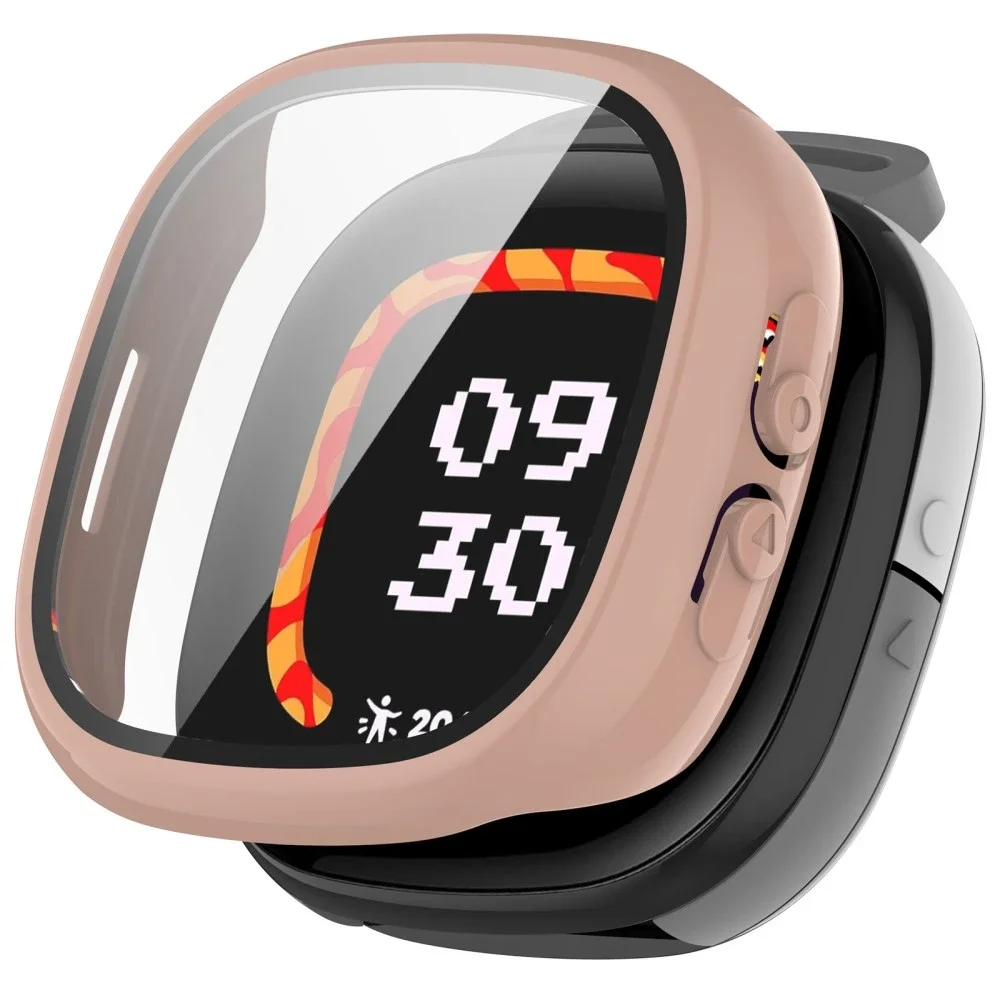 Fitbit Ace LTE Heldekkende deksel med skjermbeskytter, Rosa Fitbit Ace LTE Heldekkende deksel med skjermbeskytter, Rosa