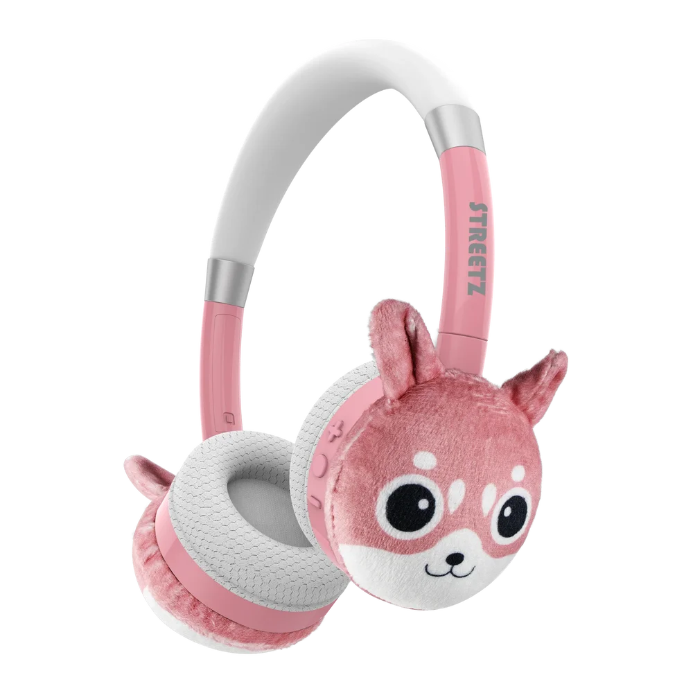 Streetz Over-ear-Plush barnehodetelefoner, Rosa Streetz Over-ear-Plush barnehodetelefoner, Rosa