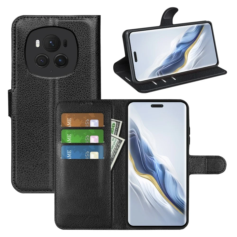 Honor Magic6 Pro Enkelt mobiletui, Svart Honor Magic6 Pro Enkelt mobiletui, Svart