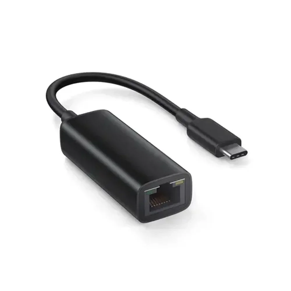 SiGN USB-C til Ethernet adapter, Svart