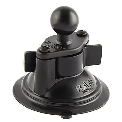 RAM MOUNT RAM 3.3" DIA. SUCT CUP W 1" METAL BALL v:7912888