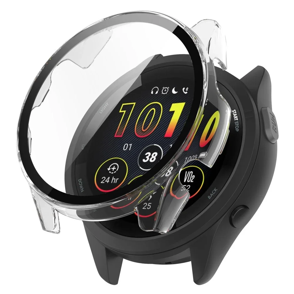 Garmin Forerunner 165 Heldekkende deksel med skjermbeskytter, Gjennomsiktig Garmin Forerunner 165 Heldekkende deksel med skjermbeskytter, Gjennomsiktig