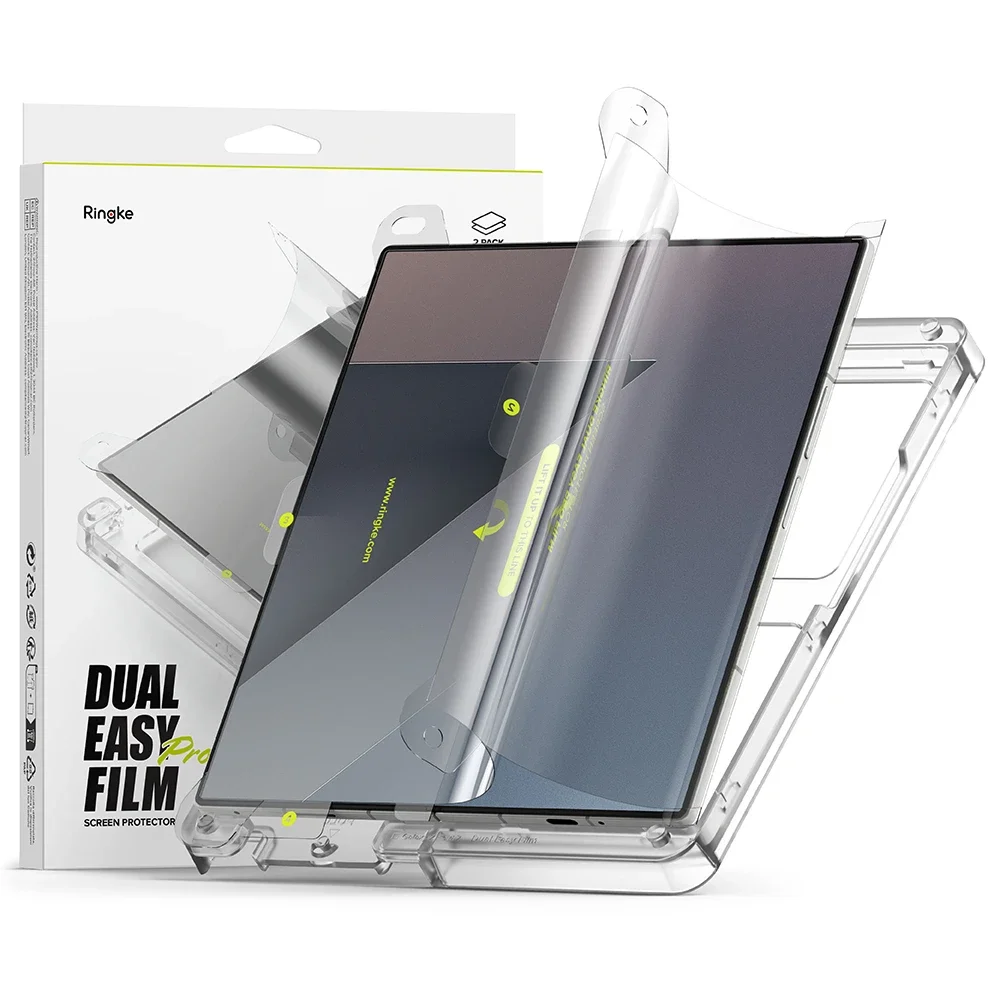 Ringke Samsung Galaxy Z Fold 7 Skjermbeskytter beskyttelsesfilm med monteringsramme – Dual Easy (2-pack) Ringke Samsung Galaxy Z Fold 7 Skjermbeskytter beskyttelsesfilm med monteringsramme – Dual Easy (2-pack)