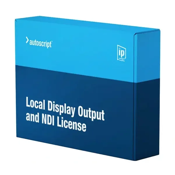 Autoscript Display Output w/ NDI License v:1696768
