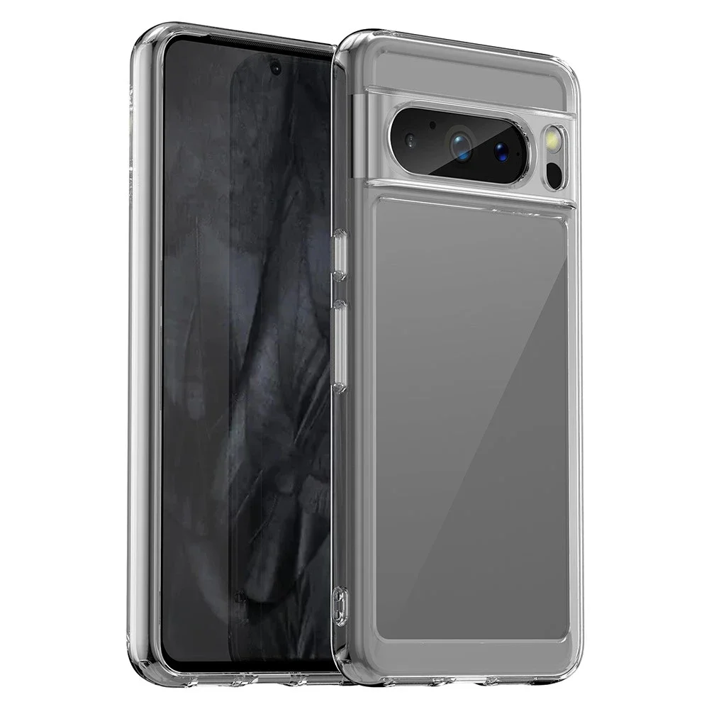 tectTech Google Pixel 8 Pro Crystal Hybrid-deksel, Gjennomsiktig tectTech Google Pixel 8 Pro Crystal Hybrid-deksel, Gjennomsiktig